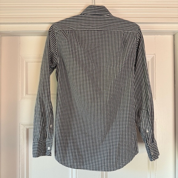 J. Crew Men’s Flex Classic Casual Button Down Shirt Black White XS - Picture 7 of 10